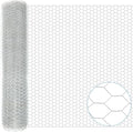 45 in X 100 ft Chicken Wire Fencing Metal Floral Chicken Wire Fence for Crafts 1 Inch Hexagonal Galvanized Poultry Wire Netting for Chicken Coop Barrier Rabbit Cage