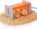 K&H Pet Products Chicken Brooder Heater for Chicks Ducklings, Adjustable Heating Plate for Brooder Boxes, Warms up to 15 Chicks, Chicken Coop Poultry Heating with Safety Light, Small 25 Watts