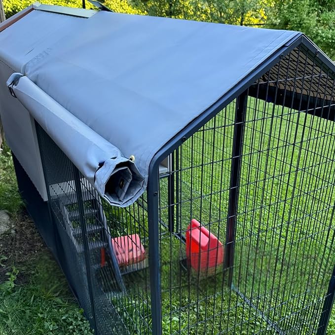 Smart Coop All-in-One Chicken Bundle Predator-Proof All-Weather Chicken Coop with Dual Smart Cameras, Automatic Door, Solar Kit, All-Weather Tarp for 4-6 Chickens