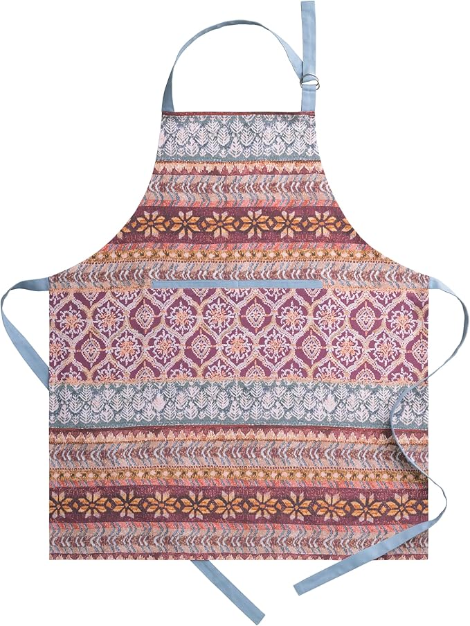 Maison d' Hermine 100% Cotton Apron for women with Pocket Kitchen Chef Apron for Men Cooking Easter Decorations