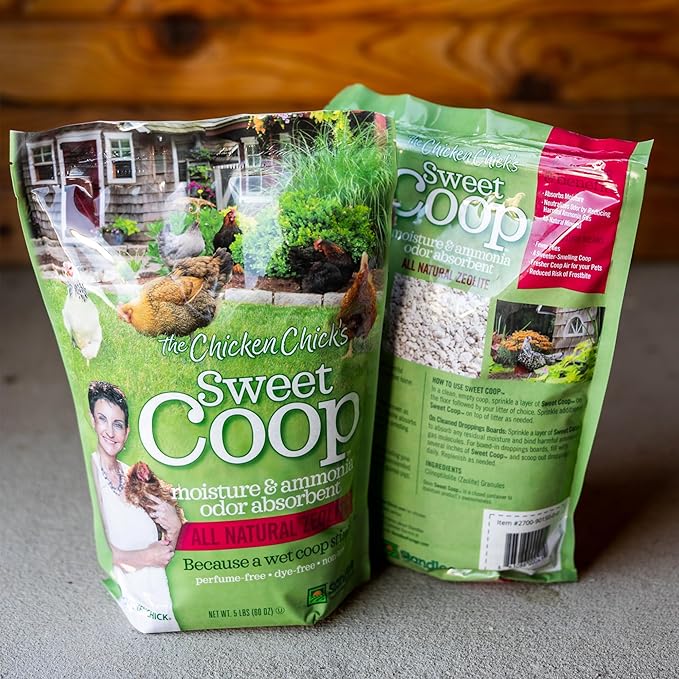 The Chicken Chick Sweet Coop, Zeolite Bedding Enhancer, 5lb Bag