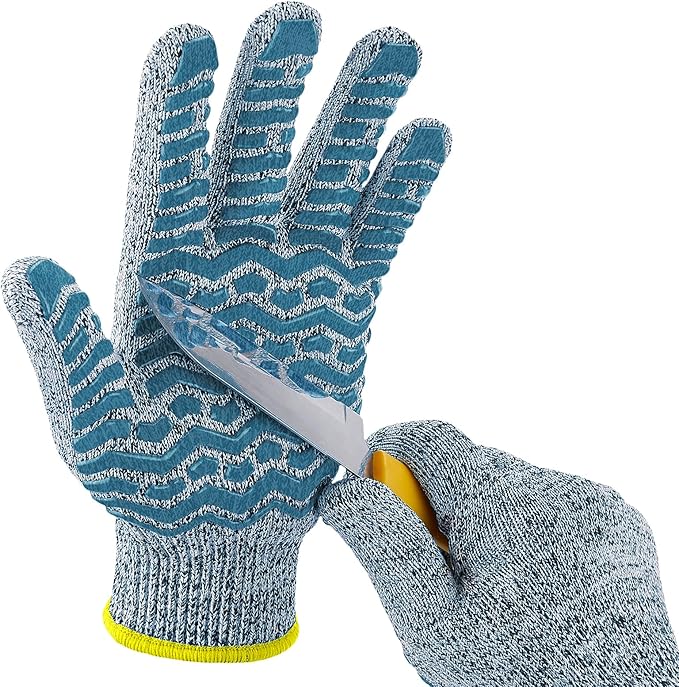 HandLove Cut Resistant Gloves, 100% Food Contact Safe, CE Level 5 Premium Protective Cutting Gloves