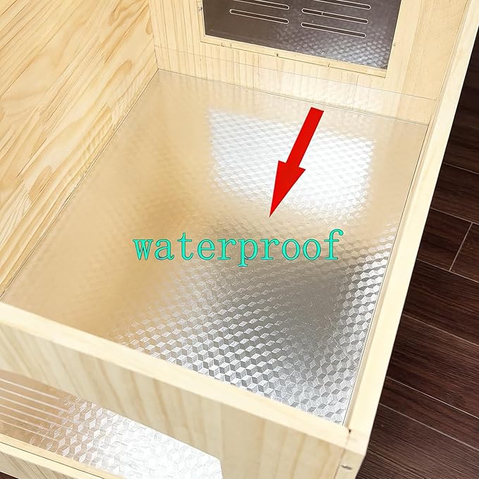 Brooder Box for Chicks Pine Wood Chicken brooder Box with Thermostat & Heating Lamp & 4Wood Legs，Solid Panels Chick brooder for Chicks, Ducklings, Hamsters, Guinea Pigs - Chew-Proof (40x21x21 in)