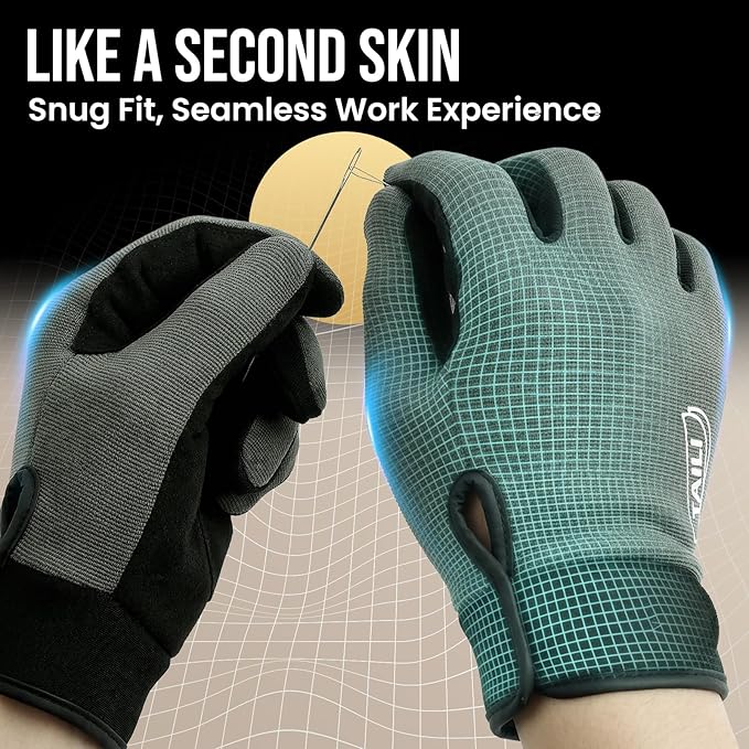 TAILI Level 2 Needlestick, Level 5 Puncture Resistant Work Gloves, Breathable and Touchscreen