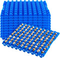 10 Pcs 90 Egg Plastic Trays Quail Egg Flats Holder for Quail Pigeon Dove Bird Flat Carton (Blue)