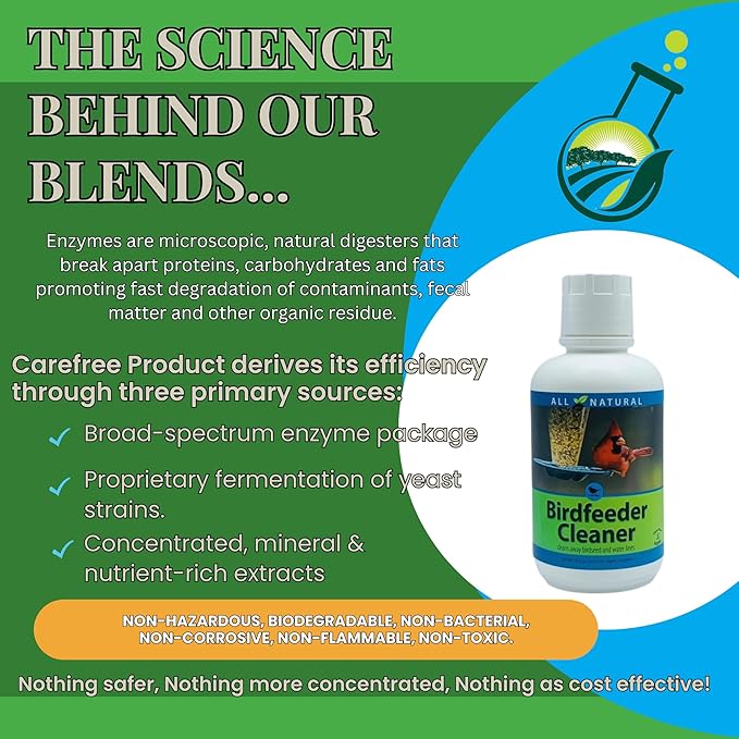 Care Free Enzymes Birdfeeder Cleaner