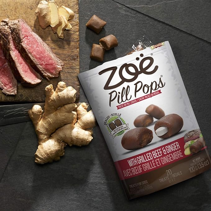 Zoë Pill Pops for Dogs, Healthy Dog Treats, All Natural Dog Treats to Hide Medication, Assortment