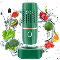 Cudinham Fruit and Vegetable Purifier Cleaner Washing Machine Capsule Shape Disinfection OH-ion Purification Technology for Cleaning Grains Rice Meat Seafood, Green