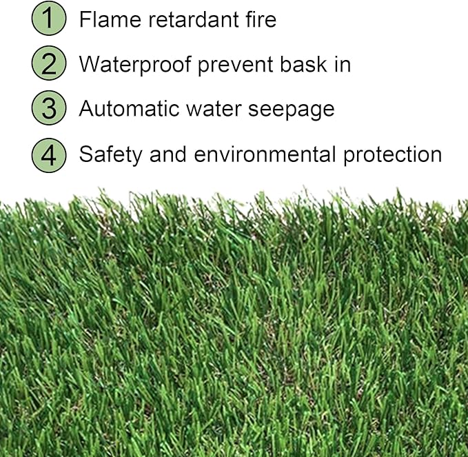 Chickens Nesting Box Pads 6 Pcs Washable Fake Turf Mats Grass Carpet Reusable Hens Nest Boxes Pad Chicken Coop Bedding for Laying Eggs (12 x 12 x 0.78 Inches)