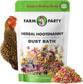 Farm Party Herbal Hootenanny Chicken Nesting Herbs 8oz - Chicken Dust Bath Mix Deodorizer Keeps Nest Boxes & Coop Fresh - Chicken Coop Herbs - Chicken Accessories for Coops