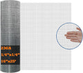 Galvanized After Welding Hardware Cloth 16 in x 25 ft - 1/4 x1/4 inch Mesh 23GA