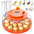 18 Egg Incubator with Automatic Egg Turning, Digital Temperature Humidity Control, Incubator for Hatching Eggs, 360° View Candler, Chicken, Quail, Duck, Goose, Turkey for Home & Farm