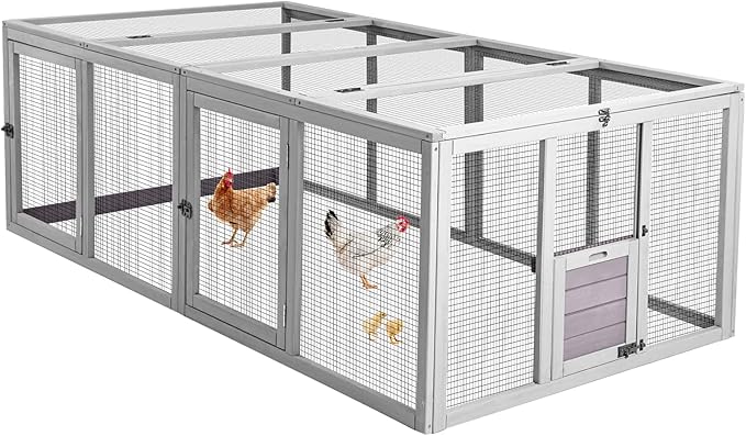 Chicken Coop Run Extension Large Hen House for Chickens,Ducks,Rabbits