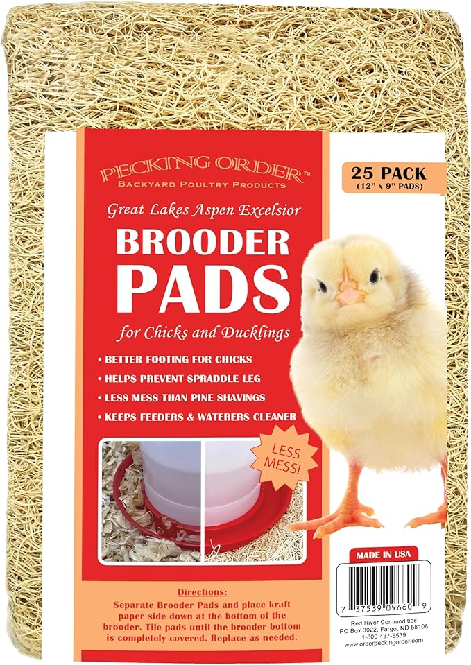 Brooder Pads for Chicks (25 Pack)