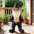 Teaeeno Funny Garden Gnomes Statues - Gnome Sculpture Decor, Gnome Gifts Figurines for Women, Best Gifts for Men, Lawn Ornaments for Yard