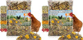 Chicken Nesting Herbs - 10oz Natural Dried Herb Blend for Coop Comfort,Egg Laying Hens,and Cozy Roosting,Nesting Box Pads and Winter Insulation,Bedding Supplies for Chicks (Pack of 2)