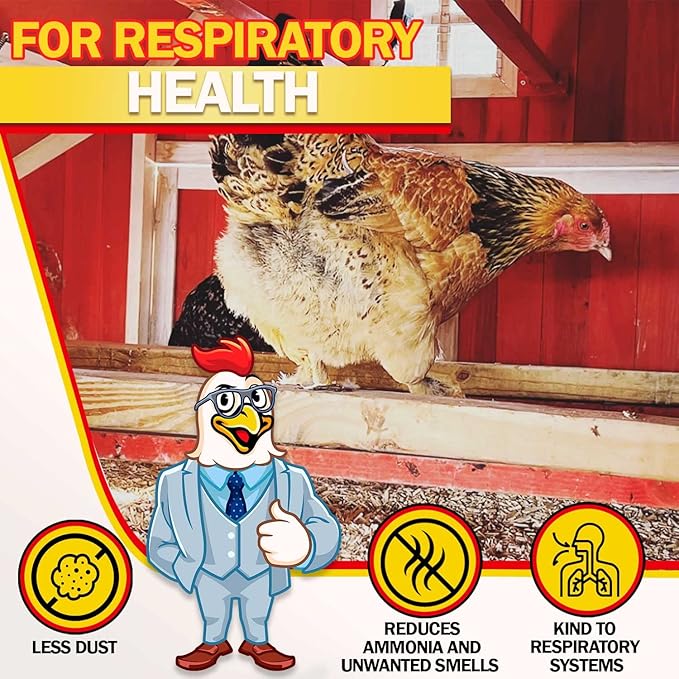 Hemp Bedding for Chicken Coop, with Anti Odor Herbs - Small Animal Litter for Guinea Pig, Hamster, Bunny Rabbit, Snake, Ferret, Tortoise, Rat and More - Pine Wood Shavings Alternative Poultry 1cuft