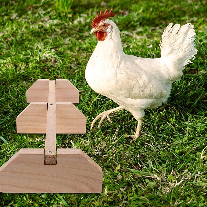 Wooden Hen Roosting Bar Roosting Bars for Chicken Coop Parrot Perch Safe Sturdy Chick Stand