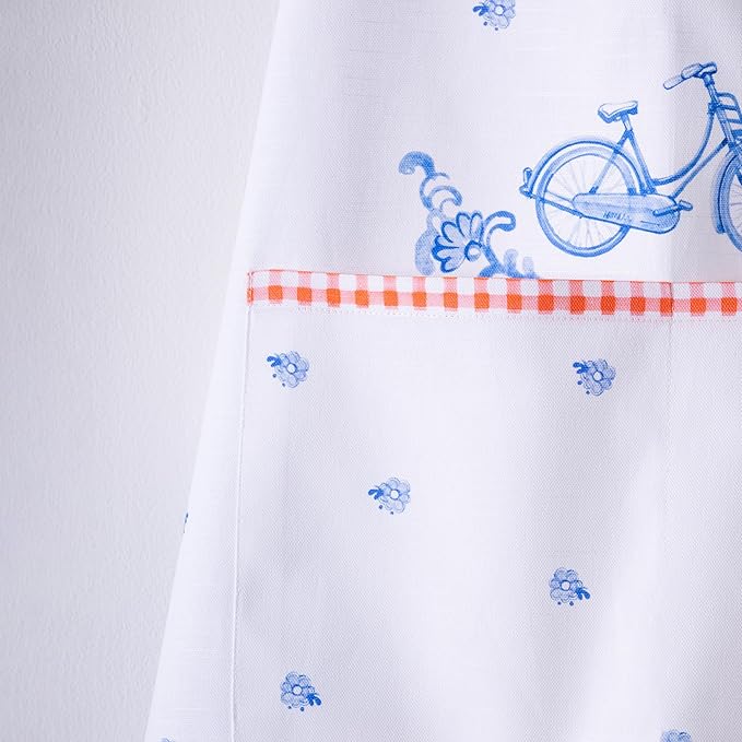 Maison d' Hermine 100% Cotton Apron for women with Pocket Kitchen Chef Apron for Men Cooking Easter Decorations