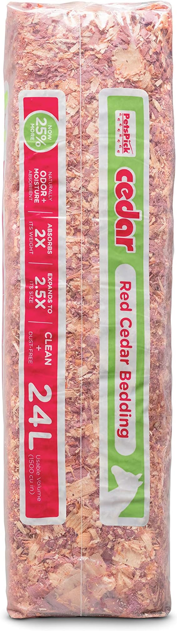 PETSPICK Red Cedar Pet Bedding for Dogs and Horses, 24L