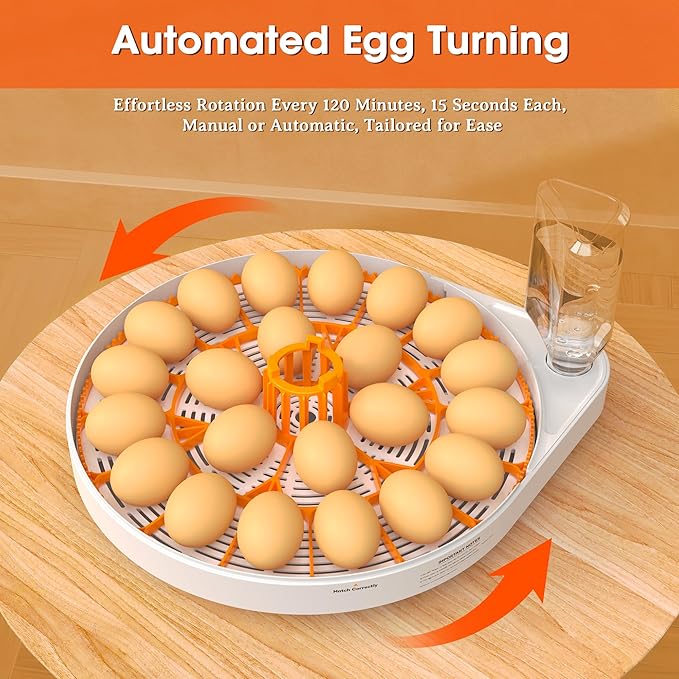 Incubators for Hatching Eggs, 22 Eggs Smart Incubator with Automatic Egg Turning and Humidity Control, Automatic Water Adding for Hatching Chicken, Duck, Quail Goose [2025 Upgrade]