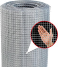 Hardware Cloth,1/4inch 48inx100ft 23 Gauge,Double-Layer Hot-Dip Galvanizing After Welding,Chicken Wire Fence Wire Mesh Fence Poultry Netting Garden Fence Tree Guard Rolls