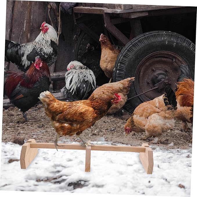 BESPORTBLE Wooden Chicken Perch Chick Roosting Bars for Chicks Pet Supplies Multi-Functional Hen Stand