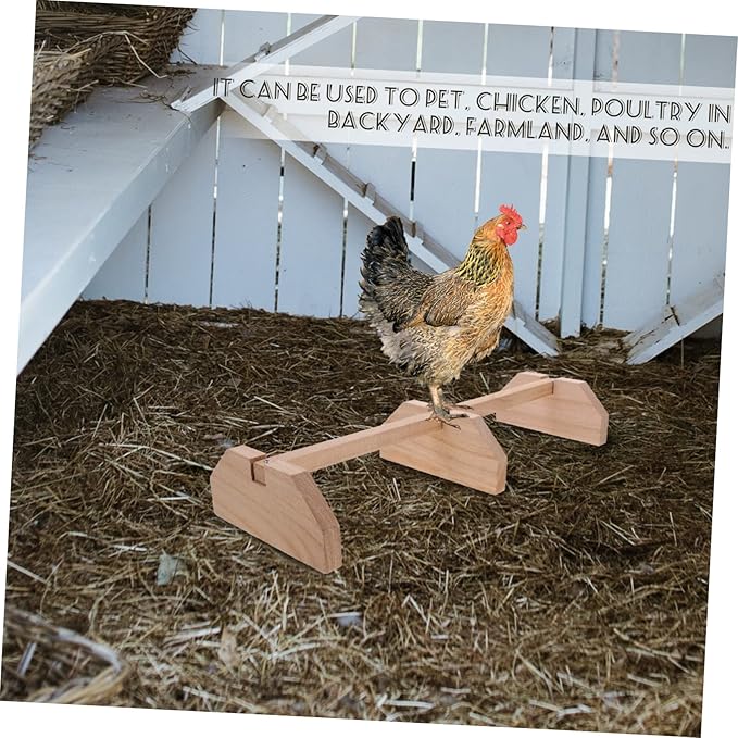 BESPORTBLE Wooden Chicken Perch Chick Roosting Bars for Chicks Pet Supplies Multi-Functional Hen Stand