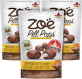 Zoe Zoë Pill Pops for Dogs, Peanut Butter with Honey Recipe, 3 Pack - All Natural Healthy Dog Treats to Hide Medication