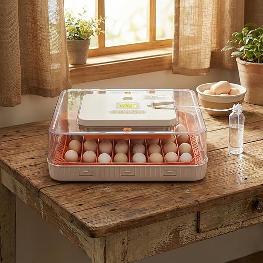 56 Egg Incubators for Hatching Eggs, Chicken Egg Incubator with Egg Candler, Automatic Egg Turning and Temperature, Humidity Control, Egg Hatcher Incubator for Chickens, Ducks, Geese, Birds and Quail
