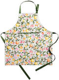 Maison d' Hermine 100% Cotton Apron for women with Pocket Kitchen Chef Apron for Men Cooking Easter Decorations
