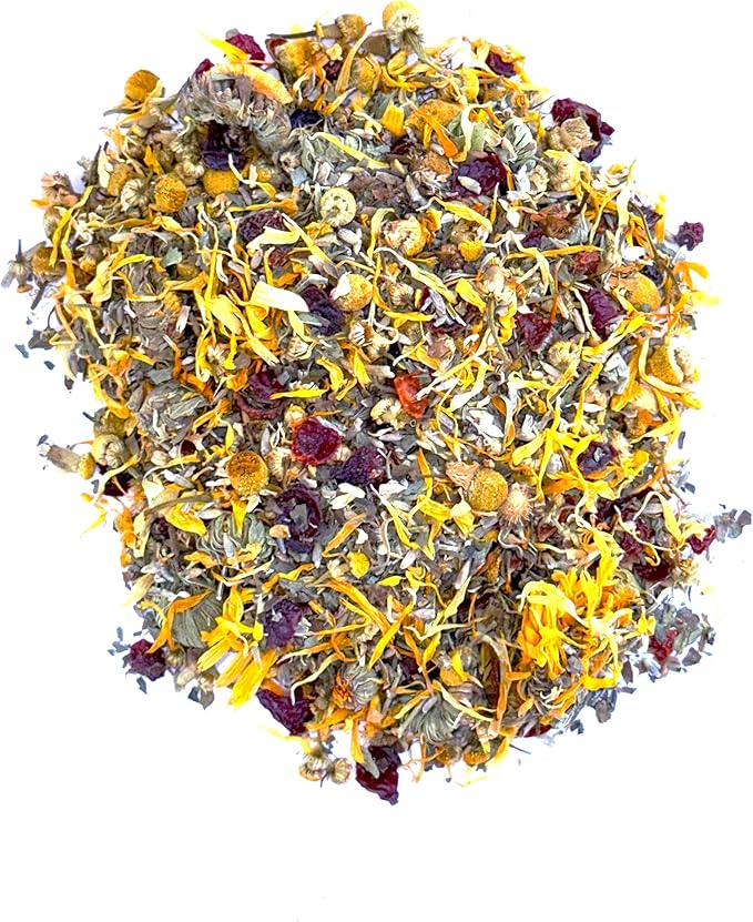 Pampered Chicken Mama Floral Nesting Herbs for Chickens (10 Ounces) | Relaxation Blend for Chick Brooder Box, Chicken Coop Bedding | Scent of Spring