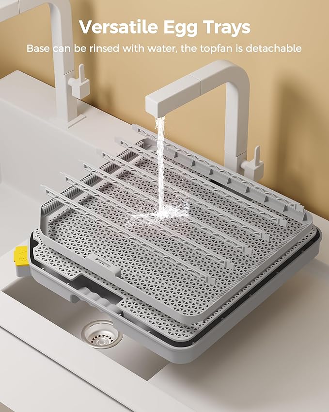 48 Egg Incubator for Hatching with Automatic Egg Turning and Humidity Control, Egg Candler, Poultry Egg Incubator for Chicken, Ducks, Goose, Pigeon, Quail, ideal for Farm, Classroom, Home