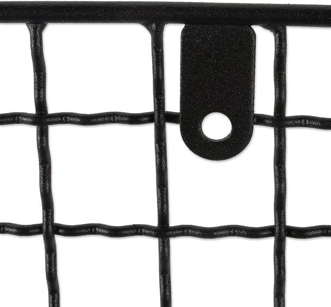 DII Rustic Farmhouse Bathroom Décor, Metal Storage, Toilet Paper Holder, Black