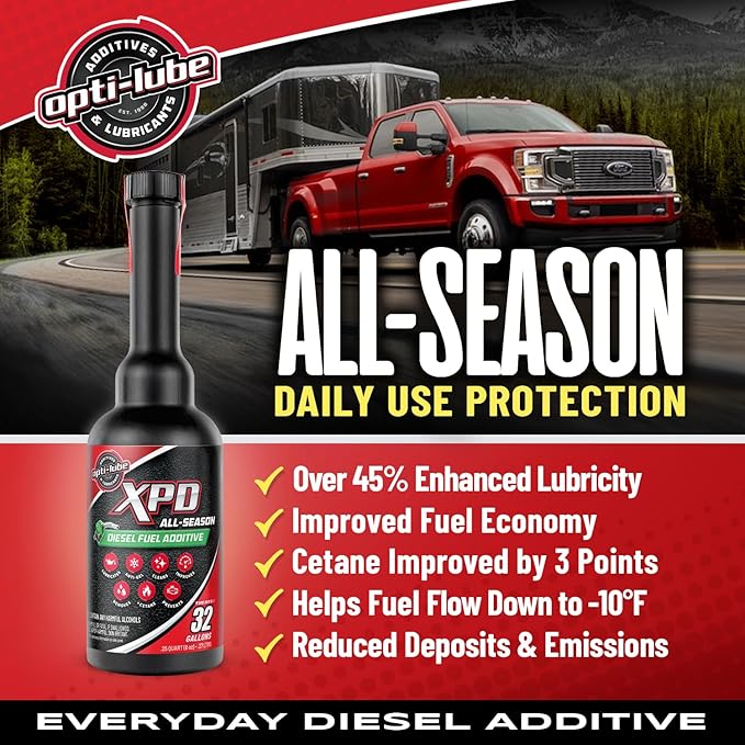 Opti-Lube XPD All-Season Diesel Fuel Additive - 4oz Bottles (12 Pack Case)
