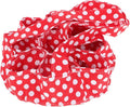 VICASKY Egg Collecting Basket for Fresh Eggs with 9 Large Pockets Red Polka Dot Fabric Storage and Gathering Tool for Home and Garden Use