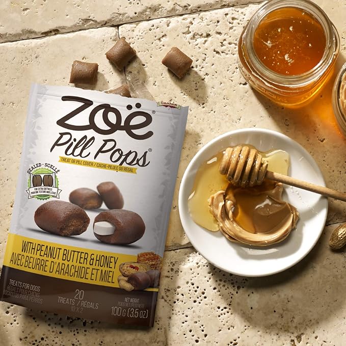 Zoë Pill Pops for Dogs, Healthy Dog Treats, All Natural Dog Treats to Hide Medication, Assortment