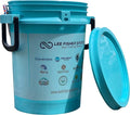iSmart 5 Gallon Bucket with Rope Handle, Two Sides Handle, 2 Color to Choose (Aqua Logo, 1 Pack)