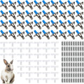 Automatic Rabbit Watering Kit Include 40 Nipple Drinker Feeders, Rabbit Watering System Nipples Waterer Drinking Nipples Rabbits Drinker for Small Animals