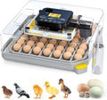 48 Egg Incubator for Hatching with Automatic Egg Turning and Humidity Control, Egg Candler, Poultry Egg Incubator for Chicken, Ducks, Goose, Pigeon, Quail, ideal for Farm, Classroom, Home