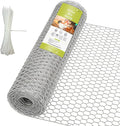 Chicken Wire Fencing, 24 Rifny 16.5 Inch x 60 Feet Chicken Wire Mesh Roll for Garden Plants, 1 Inch Mesh Hexagonal Galvanized Metal Poultry Wire Netting for Chicken Coop Rabbit Dogs Barrier