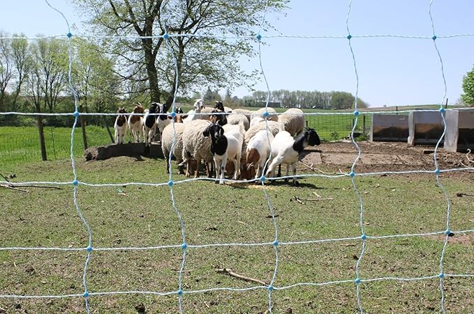 Starkline Electric Netting (42" x 164') Electric Fence for Backyards, Homesteads, Gardens, Farms, and Ranches (10/42/7)