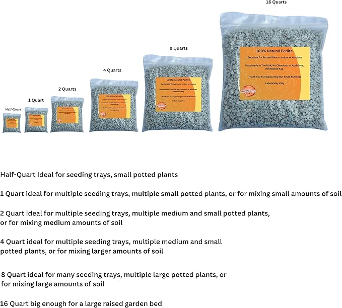 Soils, Mulches & Planting Media (Perlite, 4 Quarts), Red