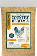 Country Heritage Scratch Grains – 10 lb Bag – Natural Poultry Supplement for Chickens, Ducks, and Game Birds – Promotes Free-Range Foraging and Healthy Activity Like Sratching and Pecking