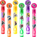 24PCS Dirt Bike DIY Bubble Wands with 96PCS Stickers - Party Favor for Goodie Bags, Pinata Stuffers, Mini Bubble Bulk Farm Birthday Supplies, Toys Gifts, Class Prizes for Toddlers, Boys & Girls
