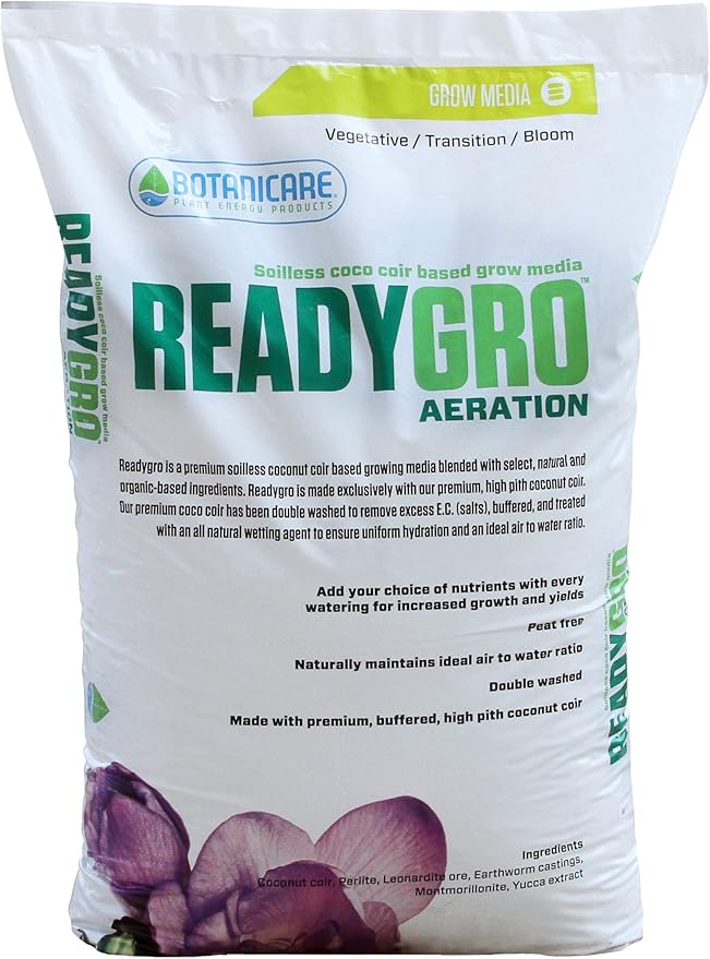 ReadyGro Aeration Formula 1.76CF - Quick-Draining Soilless Growing Medium for Hydroponics, Planters, Constant Feeding, & Healthy Root Growth