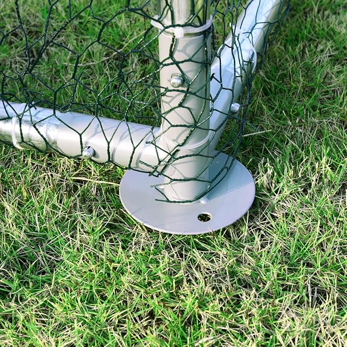 Giantex 13ft Large Metal Chicken Run, Walk-in Chicken Coop with Waterproof Cover, Poultry Habitat Hen Cage Run House Rabbits Pen House for Outdoor Backyard Farm (13 x 10 ft, Spire)