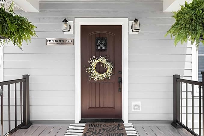 Employees Only Metal Sign 4x16in Retro Wall Plaque for Office Garage House Bathroom Kitchen Room Door Decor