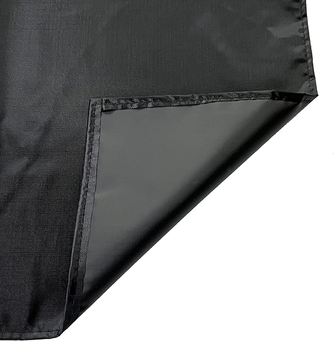 2 Pack Extra Long Bib Apron Set, Waterproof and Durable, Large Size 43.3x28.7 Inch, Black PVC Vinyl Coated, Ideal for Dog Grooming, Dishwashing, Butcher, Labs, Carpentry Work and Workshops
