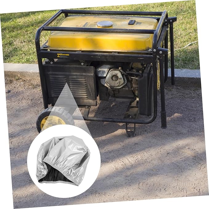 Waterproof Generator Cover with Elastic Drawstring Weatherproof Protection for and Predator 3500 Outdoor Use 25.59X16.14X11.02In